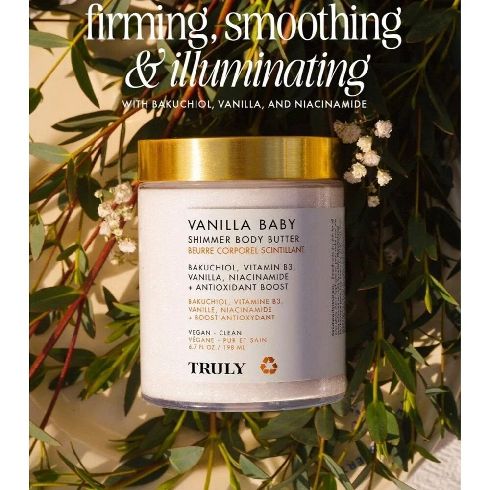 Truly Vanilla Baby Shimmer Body Butter.